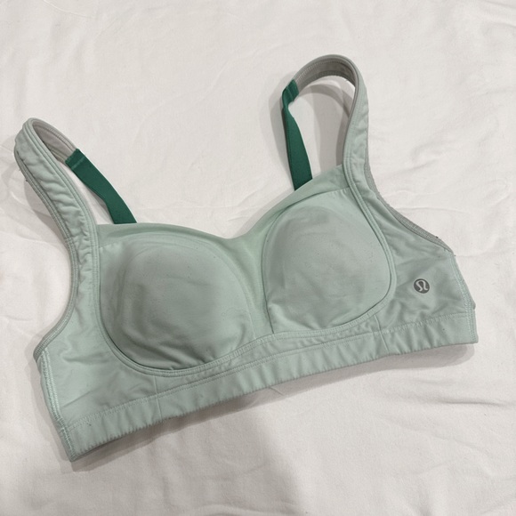 Mint Lululemon Ta-Ta Tamer High Support Bra 34C - Picture 1 of 9